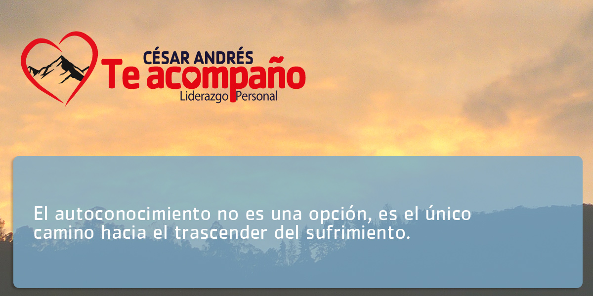 EL AUTOCONOCIMIENTO NO ES UNA OPCION